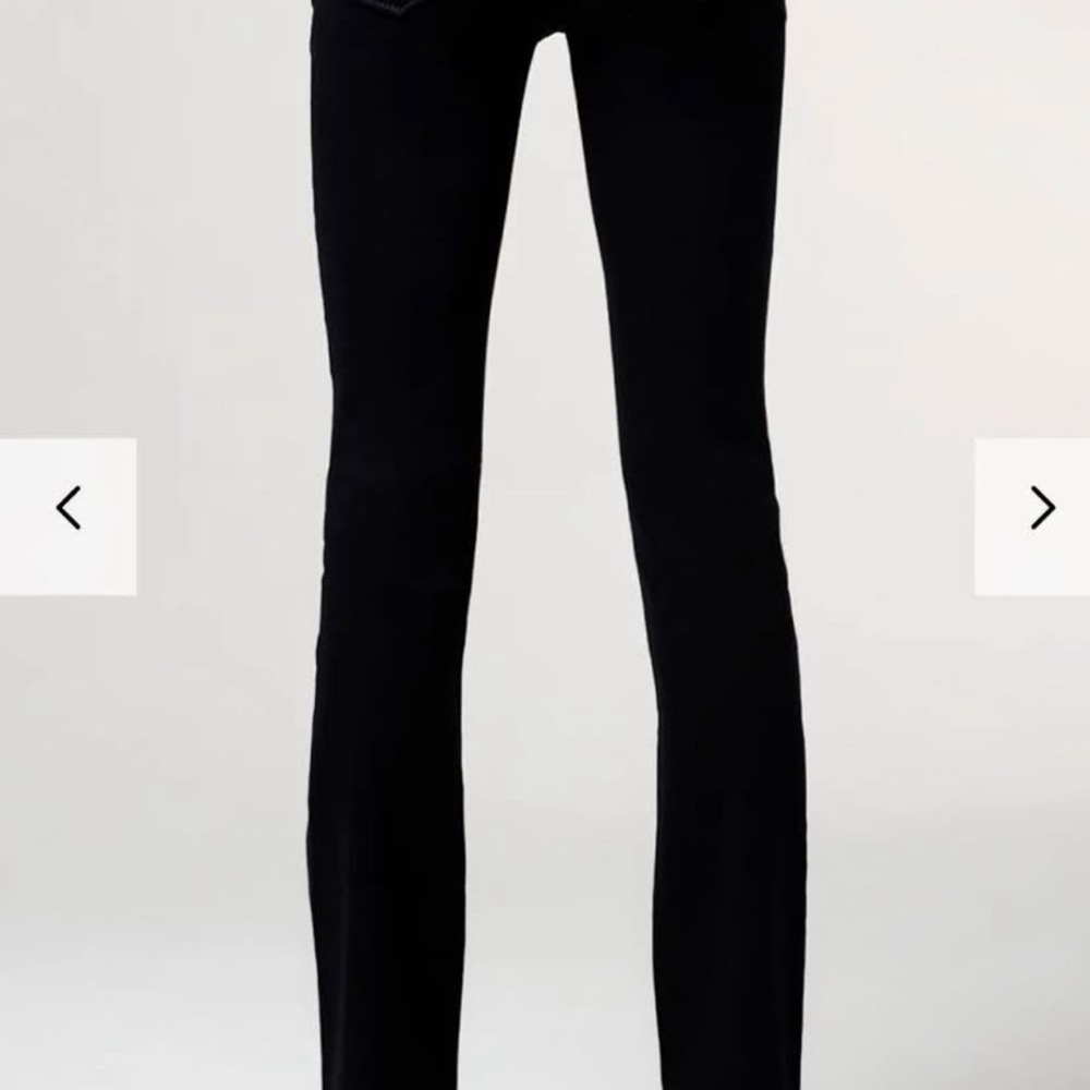 Miss Me Black Boot Cut Jeans with Silver Skull Design - Picture 3 of 3